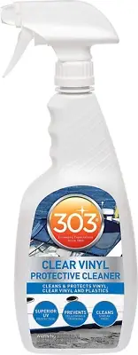 303® Marine Clear Vinyl Protective Cleaner - Cleans and Protects Vinyl, Clear Vi