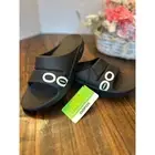 OOFOS OOahh Sport Slide Black Sandals Recovery Comfort Mens 9 Womens 11