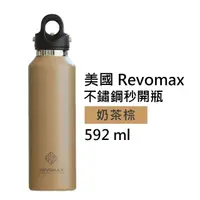 在飛比找momo購物網優惠-【REVOMAX 銳弗】國際304不鏽鋼秒開瓶保溫杯 奶茶棕