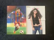 Vanessa Hudgens, LIONEL MESSI VINTAGE Middle East TURKISH MAGAZINE GIFT POSTER
