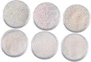 MERRYHAPY Nail Paillette Powder White Glitter for Nail Art Glitter Powder Easy Natural Artificial