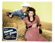 Coroner Creek Lobby Card Randolph Scott Marguerite Chapman 1948 Old Photo