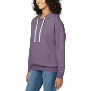 Buffalo Women Super Soft Pullover Hoodie David Bitton Amethyst Purple Medium