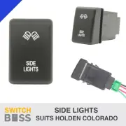 SIDE LIGHTS BLUE LED Push Switch Suit HOLDEN COLORADO 2012-2016 12v Dash