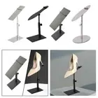 Stainless Steel Shoes Rack Sandal Display Riser Adjustable Shoes Display Rack