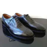 Johnston & Murphy Men's Classics Waverly Wingtip in Black European Leather