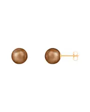 Splendid Pearls 14K 8-8.5mm Pearl Earrings
