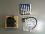 NEW GENUINE BMW E46 E90 PRE HEATING RELAY AND GLOW PLUGS SET / NEXT DAY DISPATCH