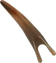 NIYANGLE 1Pc Natural Horn Gua Scraping Tool for Face Nose Massage Smooth Beauty Scraping Plate for Relaxation Random Color Easy to Hold Durable Design