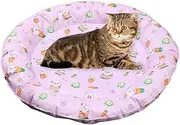 Cool Mat for Dogs | Round Gel Breathable Round Dog Cooling Mat,Blanket Breathable Pet Crate Pad for Small Medium Large Dogs