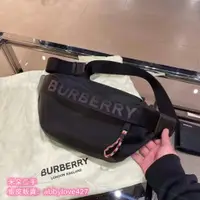 在飛比找蝦皮購物優惠-二手 BURBERRY 博柏利 Sonny 黑色 尼龍 腰包