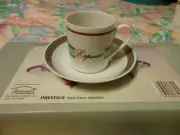 New Espresso Cup and Saucer set by Prestige 8 piece set