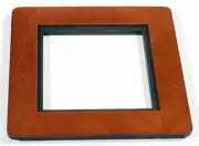 1 ADAPTER 6x6RC to use 4x4SC boards in DEARDORFF 8x10 of Mahogany, without metal