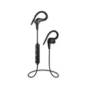 Wireless Bluetooth Sports Running Earhook Stereo Headset Microphone Black Headsets