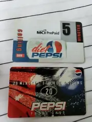 2 PEPSI / Diet Pepsi PHONE CARDS 1998 Collectible Expired