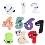 Alphabet Lore Plush Toys 0-9 Number Animal Plushie Education Number block Dolls