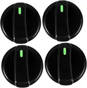 ibasenice 4pcs Replacement Plastic Gas Stove Control Knobs Effortless Operation for Kitchen Restaurant Quick Ignition Switches for Gas Cooktop Oven Lightweight Portable Knob