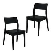 Centrum Furniture Providence Dining Chair - Set of 2 - Black