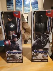 Marvel Avengers Titan Hero series Captain America and Black Panther