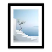 Steps To Sea Art Print Framed Print