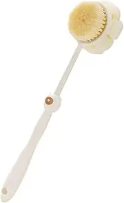 Shower Brush for Body | Bath Brush Long Handle for Shower,Bathroom Deep Skin Cleaning Double-Sided Scrubber Quick-Drying for Women, Teens, Adults, Seniors