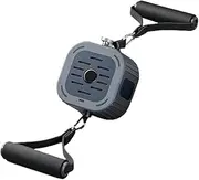 Adjustable Resistance Band Fitness Pump Exercise Equipment Cable Machine for Arms Legs Chest Black Grey