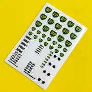 Model Rail N Gauge Scale BP OIL TANKER High Detail stickers decals SET No.1