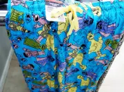 SESAME STREET Men's LOUNGE Sleep Pants M 32-34" BIG BIRD Cookie Monster NWT