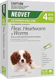 NEOVET FOR PUPPIES & SMALL DOGS (UP TO 4KG) 6 PACK