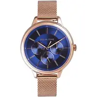 在飛比找森森購物網優惠-RELAX TIME 經典三眼米蘭帶手錶-午夜藍 RT-79
