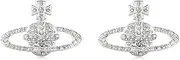 [AGDGV] Saturn Earrings for Women - Alloy Steel Stud Space Earrings, Dainty Celestial Accessories for Everyday Wear, Aesthetic Jewelry Suitable for Girls Teens