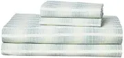 - Queen Sheets, Cotton Percale Bedding Set, Crisp & Cool, Stylish Bedding Set