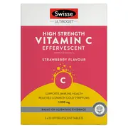 Swisse Ultiboost High Strength Vitamin C 60 Effervescent Tablets