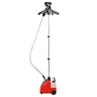Portable Garment Steamer Handheld Fabric Wrinkle Remover Red for Home Use