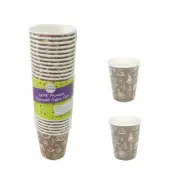 300Pc Disposable Coffee Cup 4oz Takeaway Paper Drink Tea Water Single Wall Cups