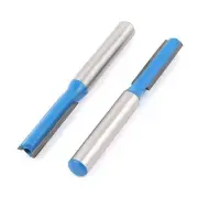 1/4" x 1/4" Woodworking Double Flutes Straight Router Bit Cutter 2pcs