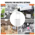 Foldable Portable Tradeshow Podium Table Display Counter Stand with Storage Bag