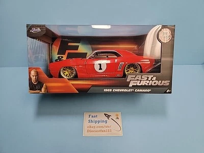 Jada Toys 1969 Chevrolet Camaro 1/24 Scale Diecast NEW 2025