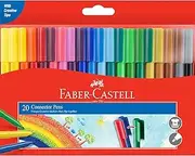 [Faber-Castell] F155520 Connector Pen Colour Marker 20 Pack, (11-200-A)