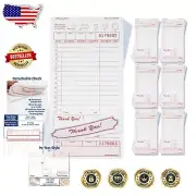 Professional Guest Check 4.25'' x 8.5'' - 1500 Carbonless Server Order Checks