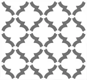 Reusable Moroccan New Original Wall Stencil Pattern Large crafting painting