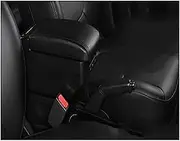 MKVAXR Car AccessoriesArmrest Box Centre Console Storage Box, for Alto 2008-2015 2016 Car Armrest Box(Black E2 All Black 9 USB)