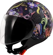 LS2 OF558 Sphere Lux II Bloom , color: Matt Blue/Pink/Green , size: L