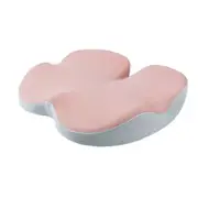 Memory Foam Cushion for Office Chair Cushions, Car Seat, Ergonomic Cushions Pad Pillow for Sciatica, Tailbone Pressure Relief and Long Sitting, Pink