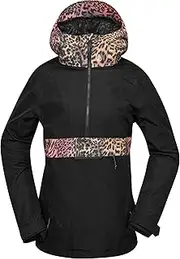 [Volcom] Women's Ashfield Anarok Snowboard Ski Jacket, Black S5, X-Small