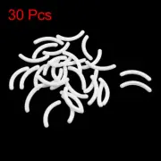 30pcs White Soft Rubber Ladies Cosmetic Makeup Eyelash Curler Refill Replace Pad