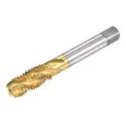 M14 x 2 High Speed Steel Titanium Plated Machine Spiral Flute Thread Tap