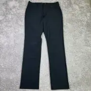 Travis Mathew Golf Pants 34X32 Black Straight Lightweight Stretch Waistband
