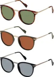 Ben Sherman Hugo Polarized Men's Eco-Green Round Sunglasses
