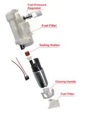 Triumph Street Triple R Swivel Tray Shelf 765 13-24 Fuel Pressure Regulator Pump